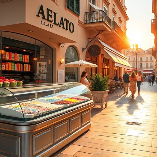 Anteprima progetto Spot pubblicitario per 'Gelateria Artigianale La Piazza'